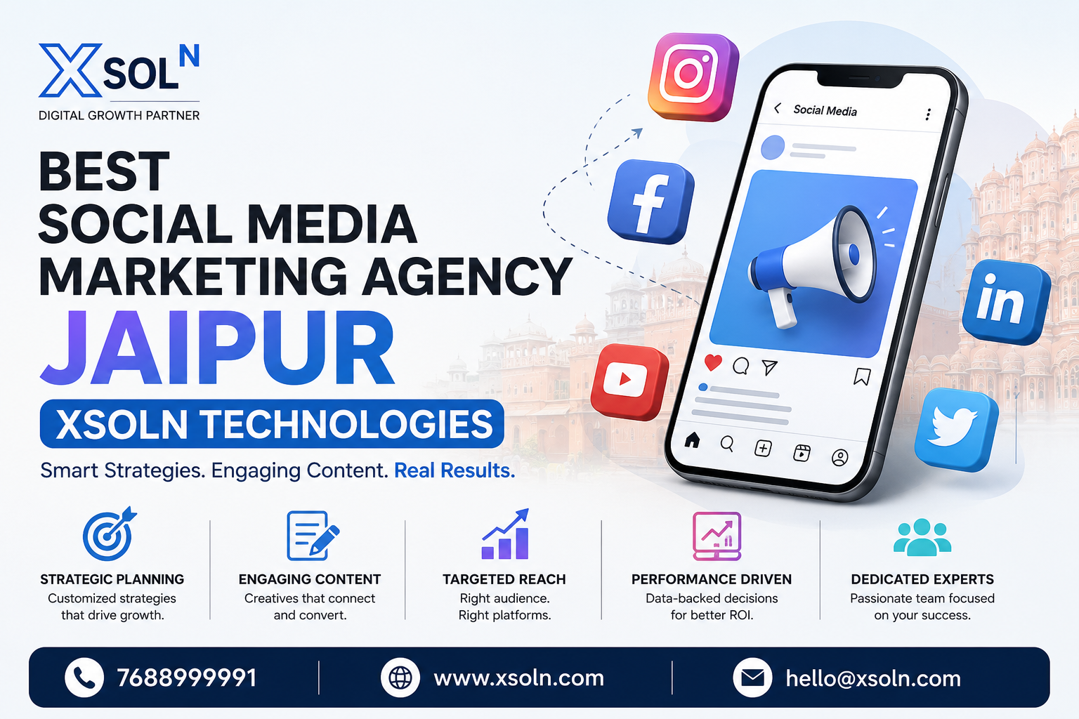 Best Social Media Marketing Agency Jaipur: Xsoln Technologies